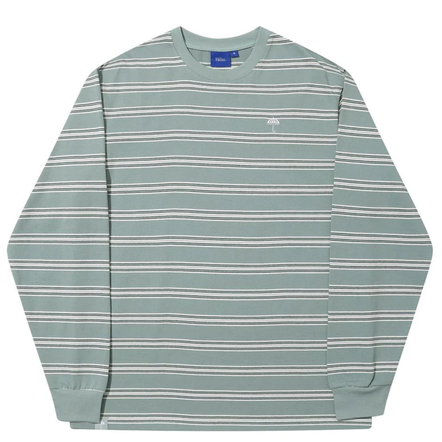 Helas Stries Longsleeve T-Shirt Teal Stripe