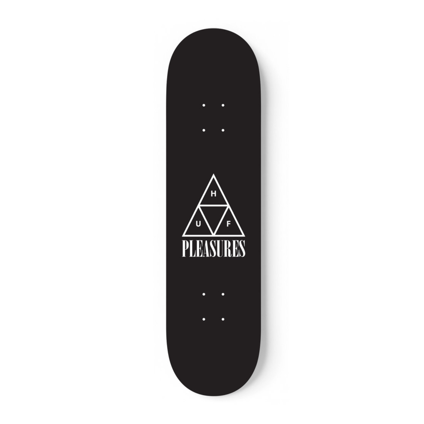 HUF X Pleasures Gang Control Skateboard Deck Black