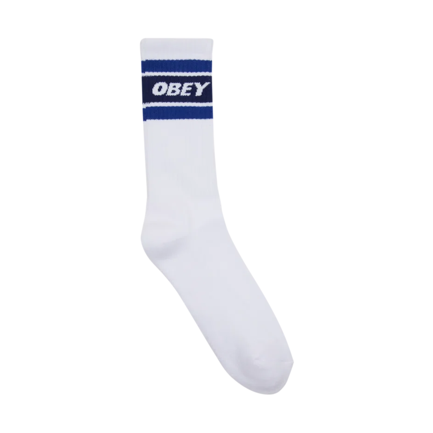 Obey Cooper II Socks White/Blue White/Blue