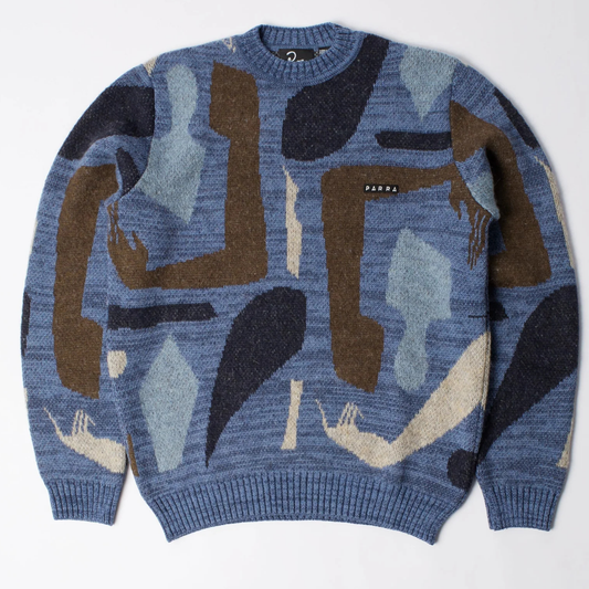 Parra Detached Knitting Pullover Blue