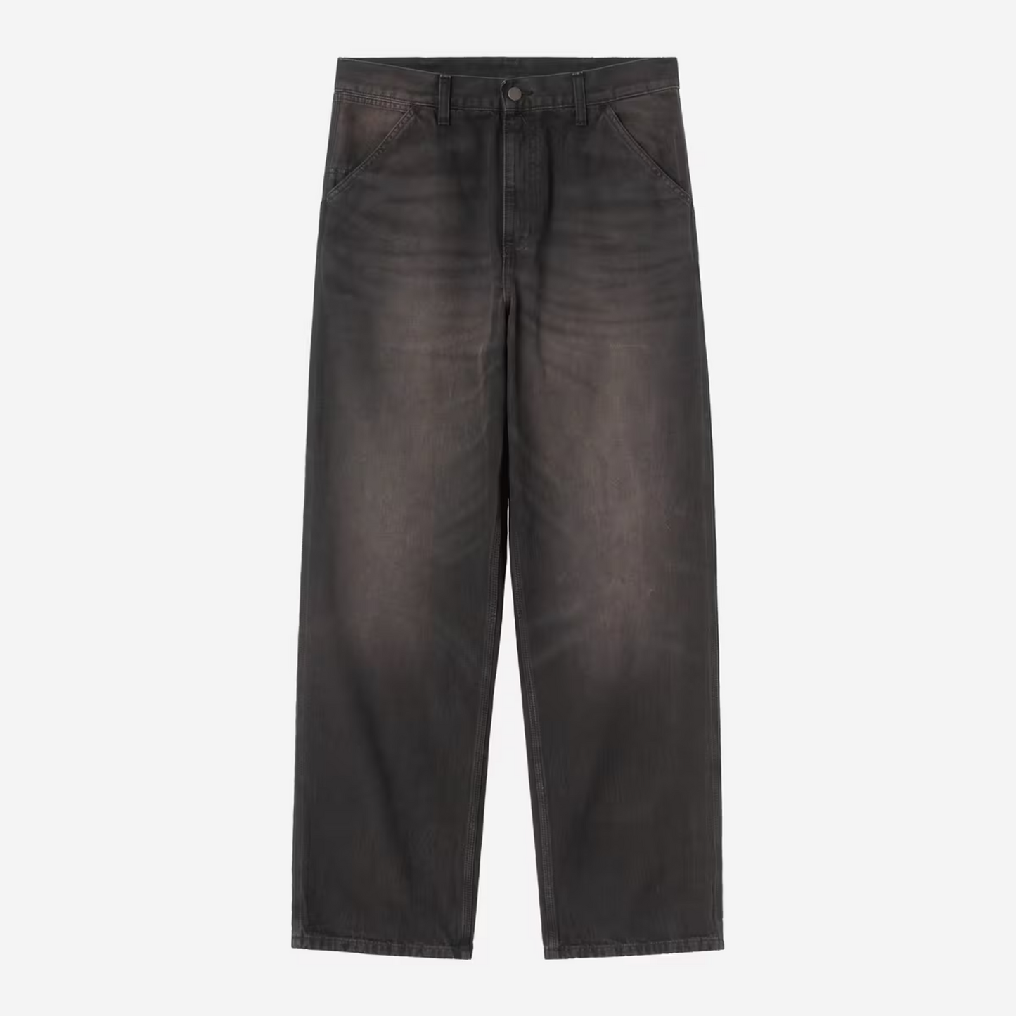 Carhartt WIP Simple Pant Black Tobacco Used Wash