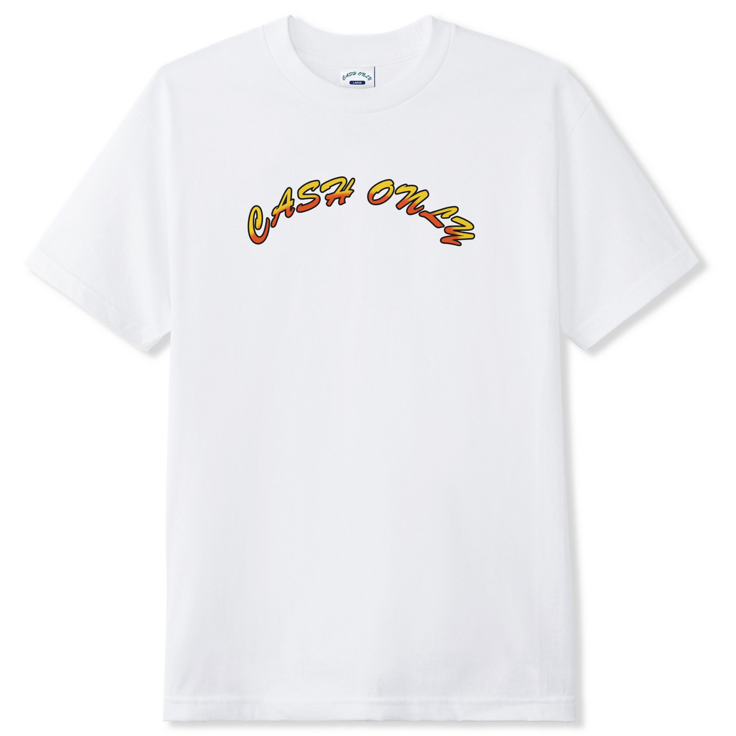 Cash Only Logo T-Shirt White