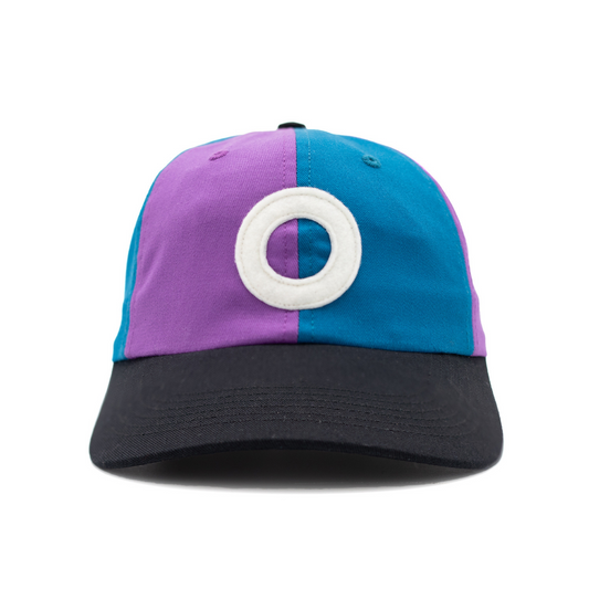 POP Fiep O Sixpanel Hat Viola/Peacock Green