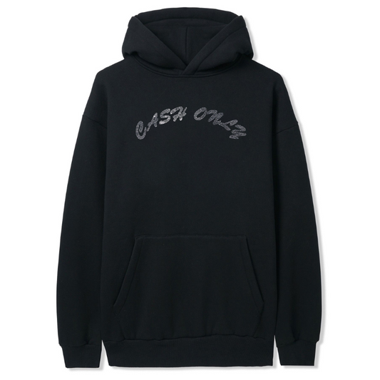Cash Only Diamente Pullover Hoodie Black