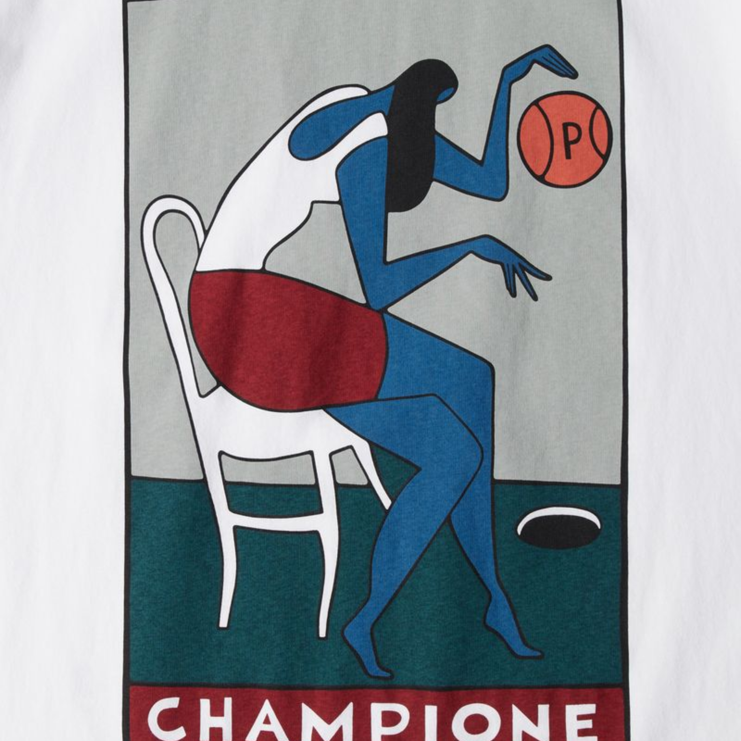 By Parra Champione T-Shirt White