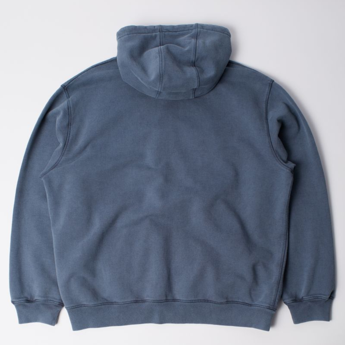 By Parra Not Fade Away Zip Hooded Sweater Washed Dark Grey