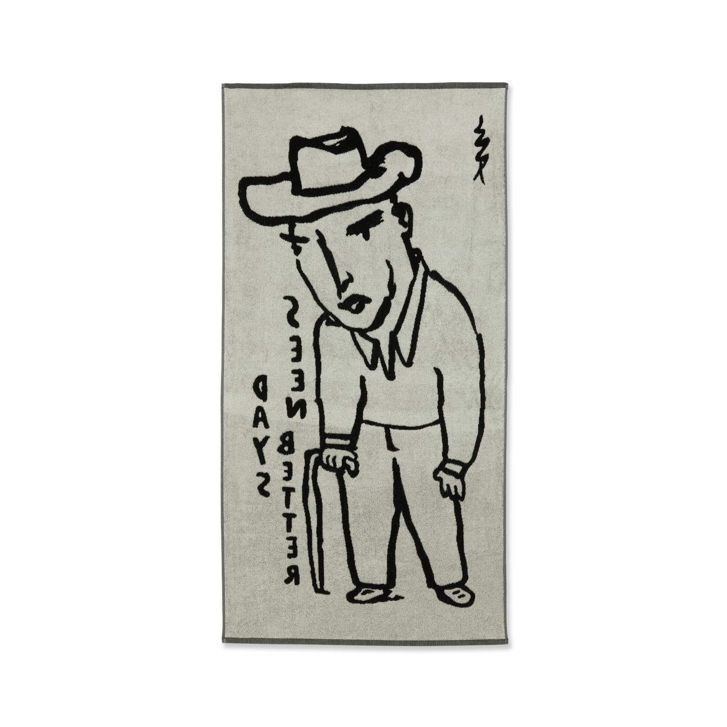 Polar Seen Better Days Towel Black