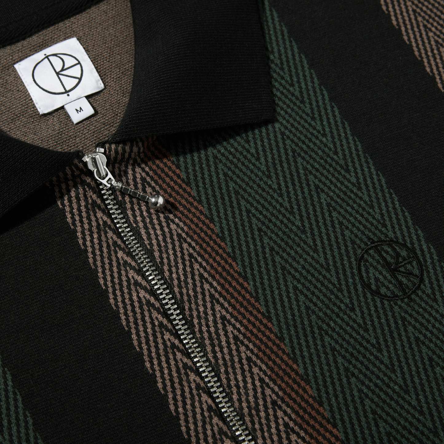 Polar Jacques Polo Shirt Black/Salmon