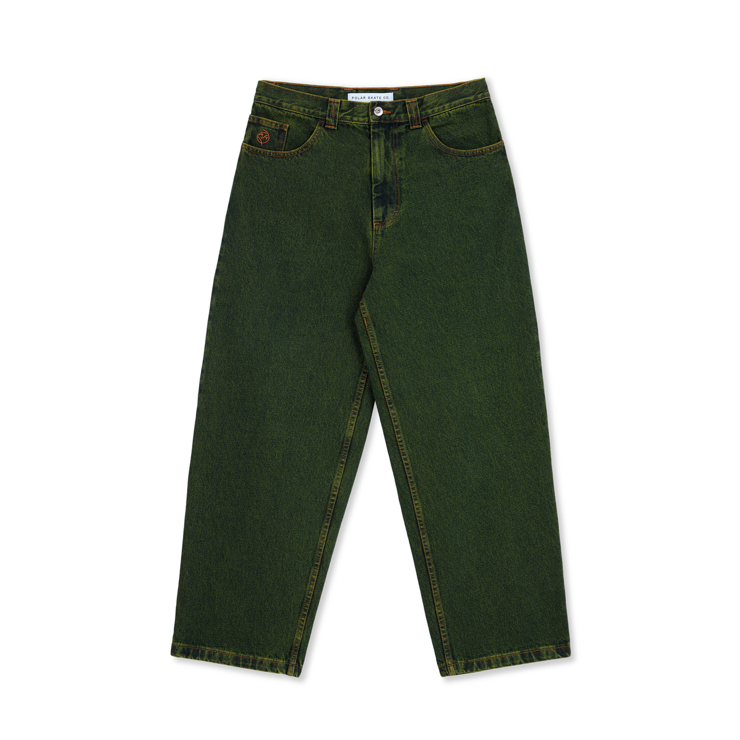 Polar Big Boy Pants Chartreuse/Blue