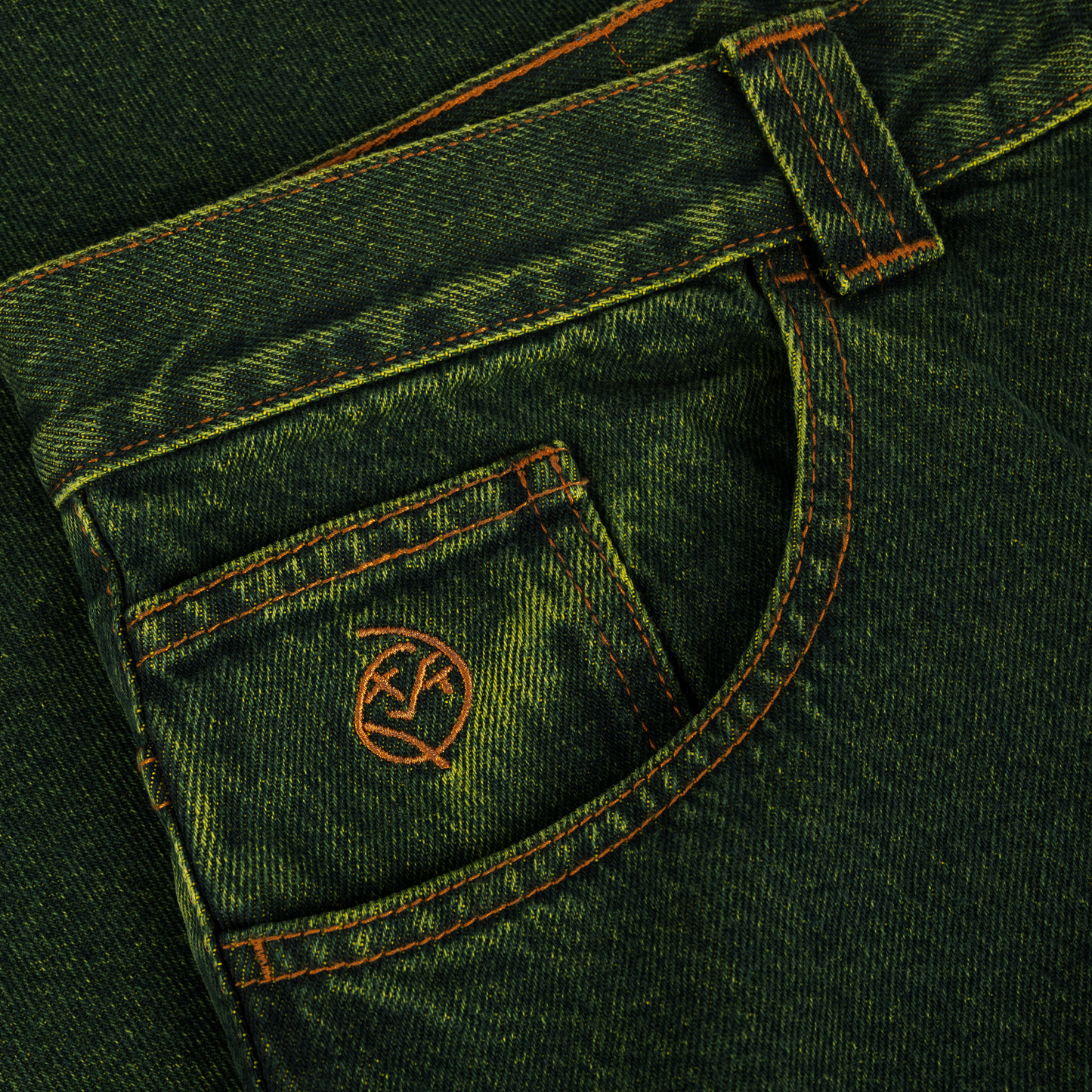 Polar Big Boy Pants Chartreuse/Blue
