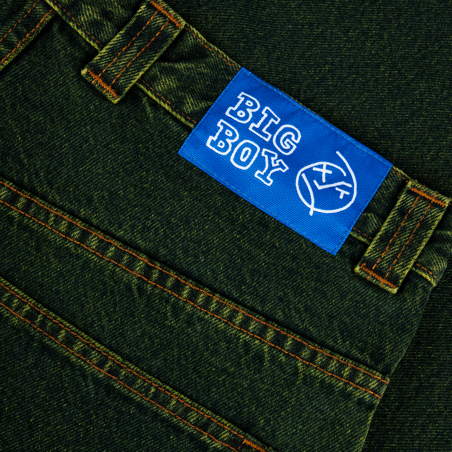 Polar Big Boy Pants Chartreuse/Blue