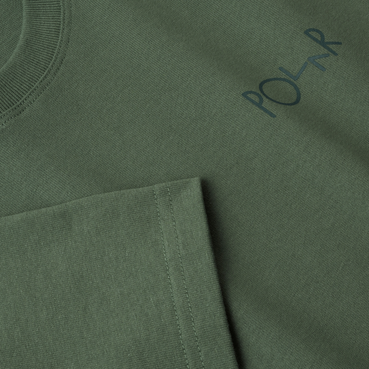 Polar Stroke Logo T-Shirt Jade Green/Dark Green