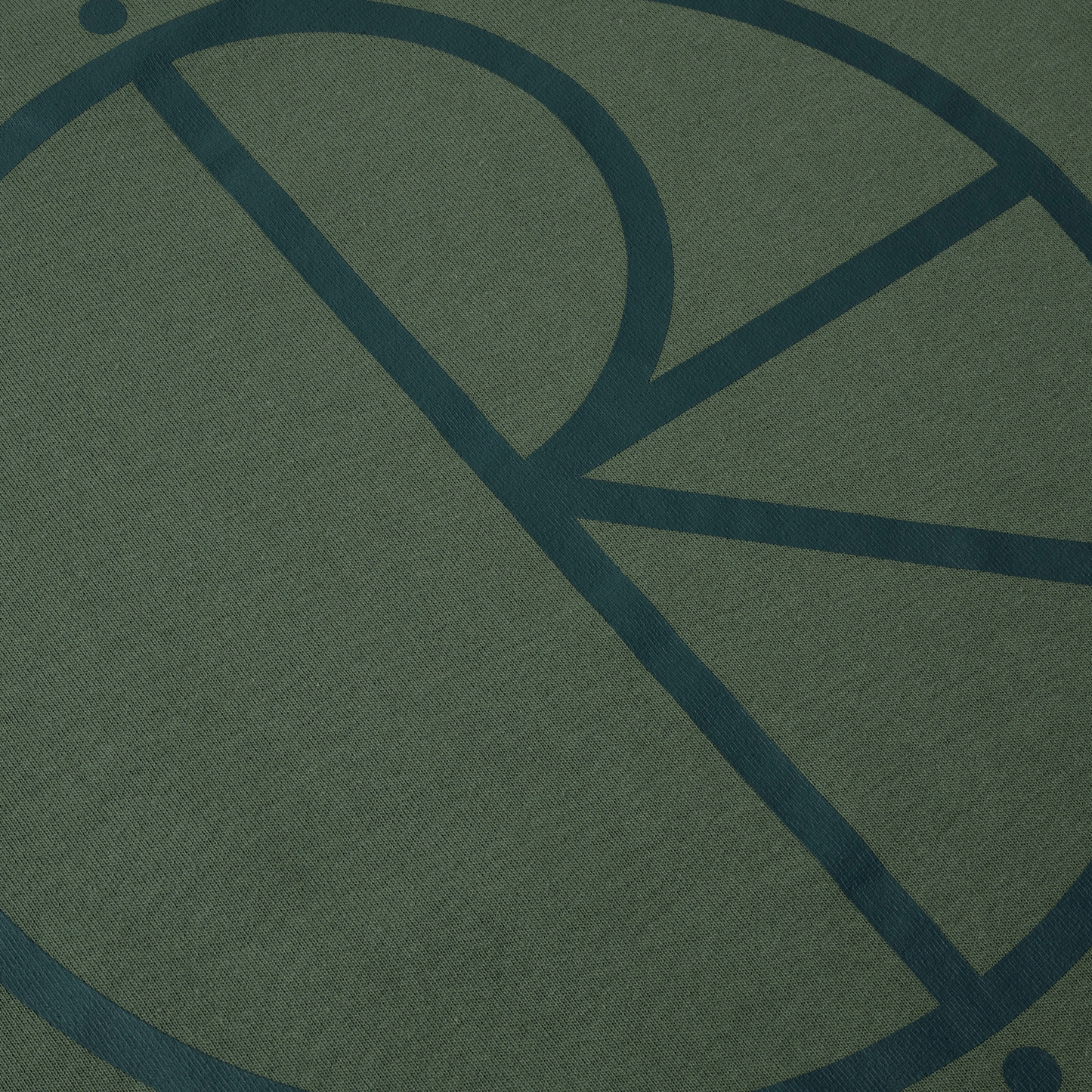Polar Stroke Logo T-Shirt Jade Green/Dark Green