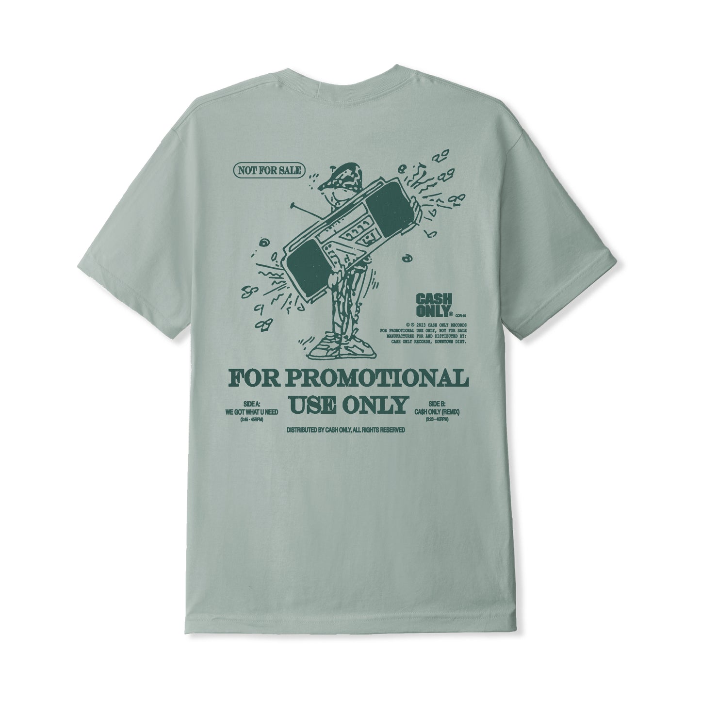Cash Only Promotional Use T-Shirt Dove