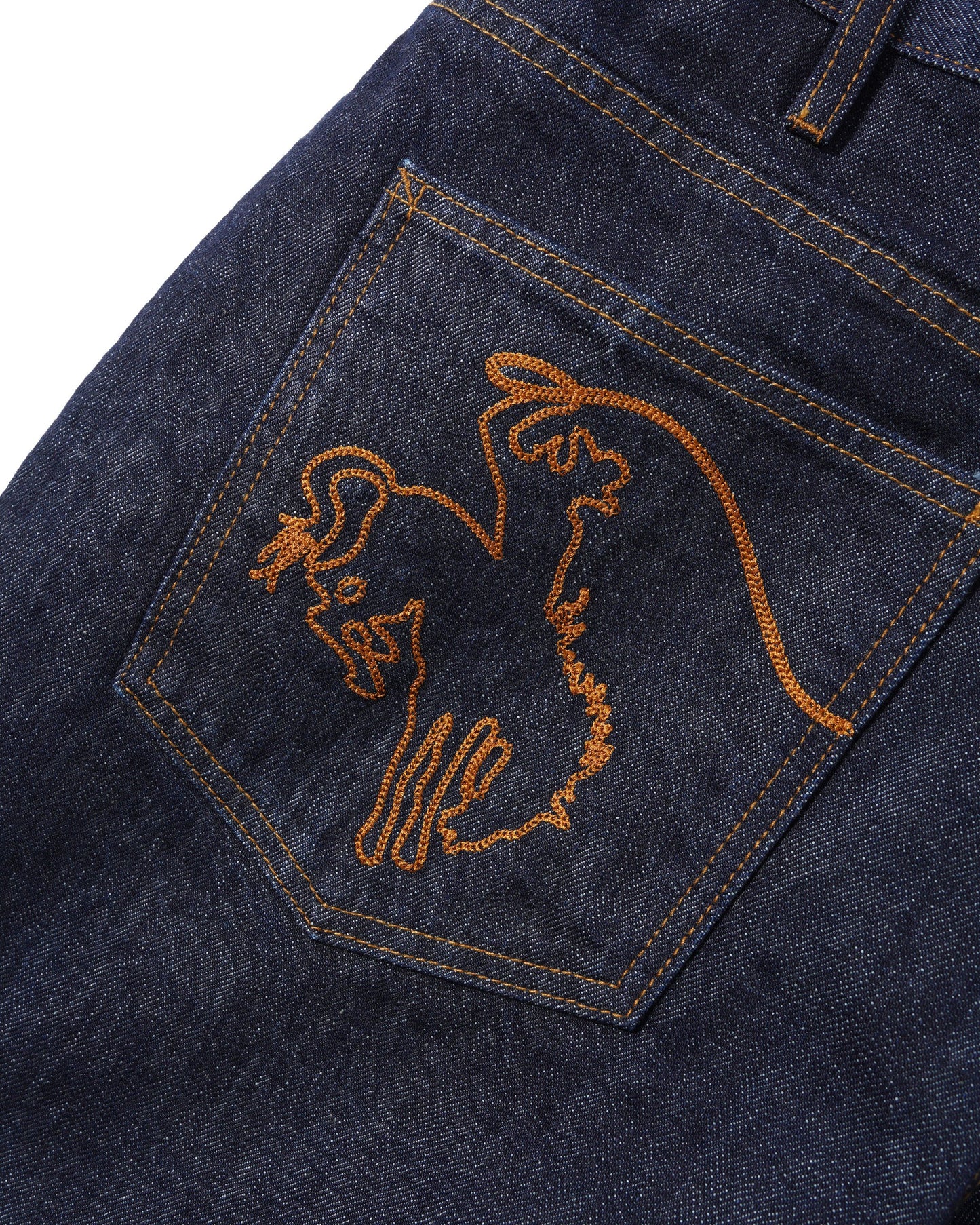 Cash Only Rodeo Denim Jeans Blue Selvedge
