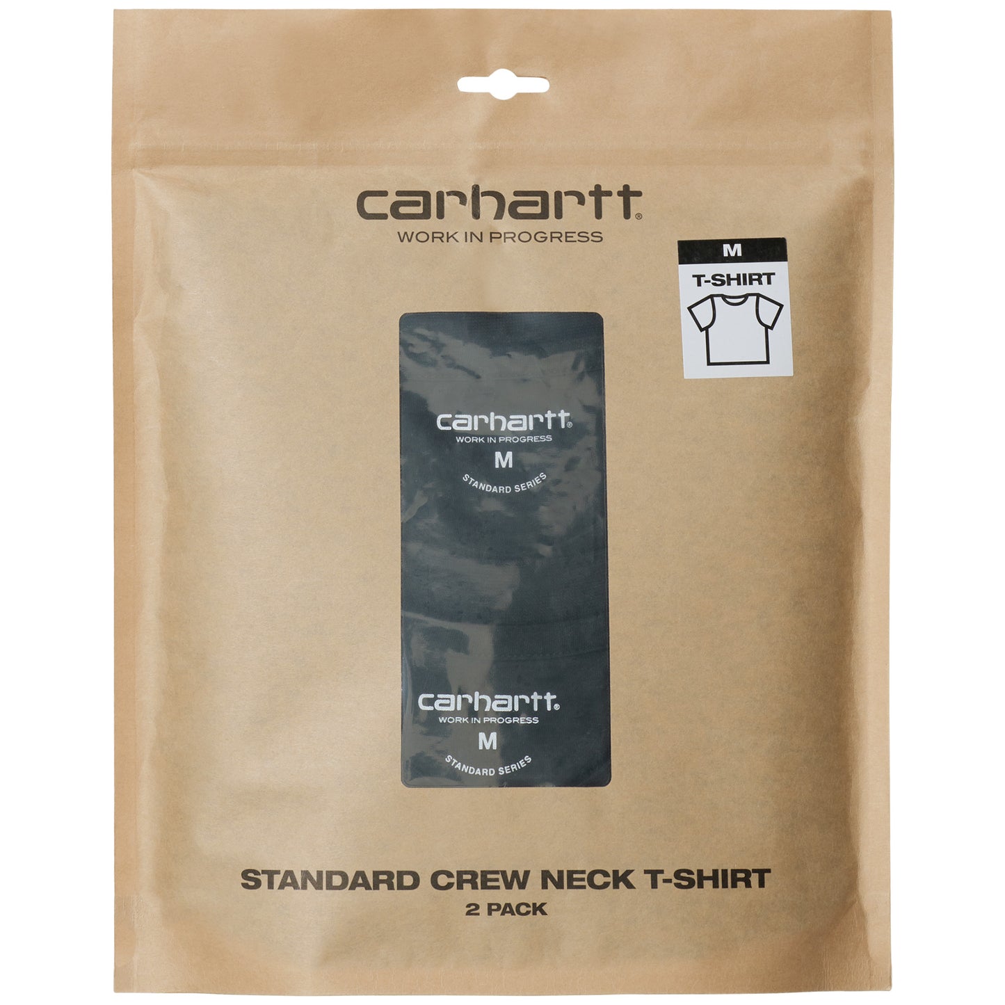 Carhartt WIP Standard Crew Neck T-Shirt Black 2-Pack