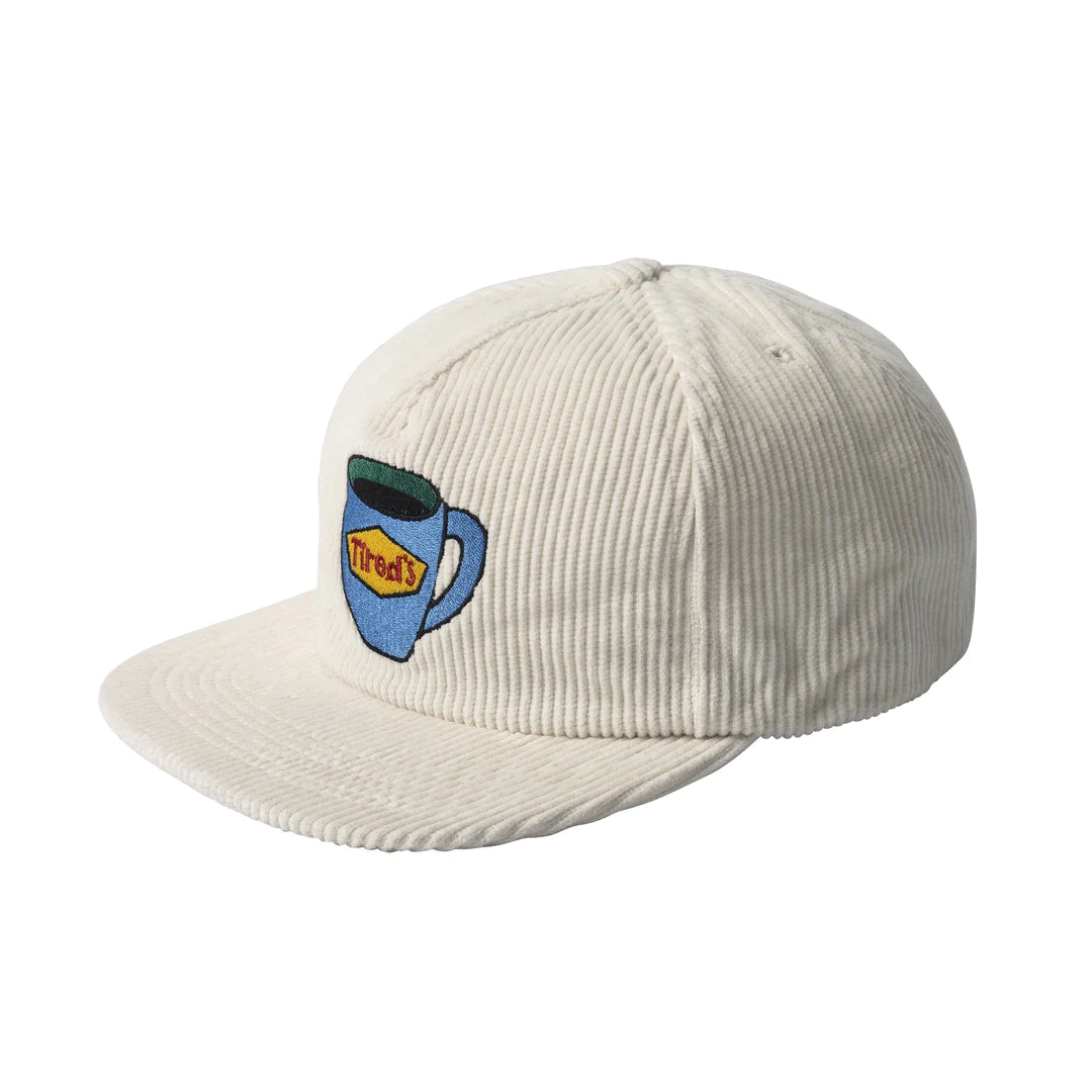 Tired Tired's Washed Cord Cap White