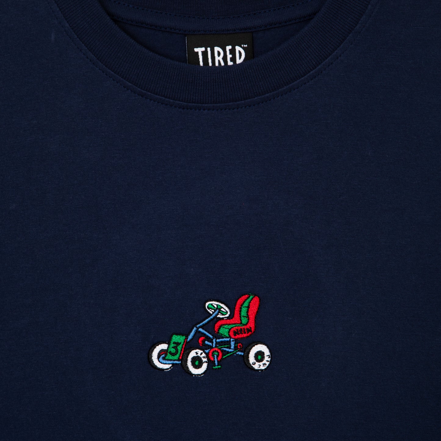 Tired Semi Tired Longsleeve T-Shirt Navy