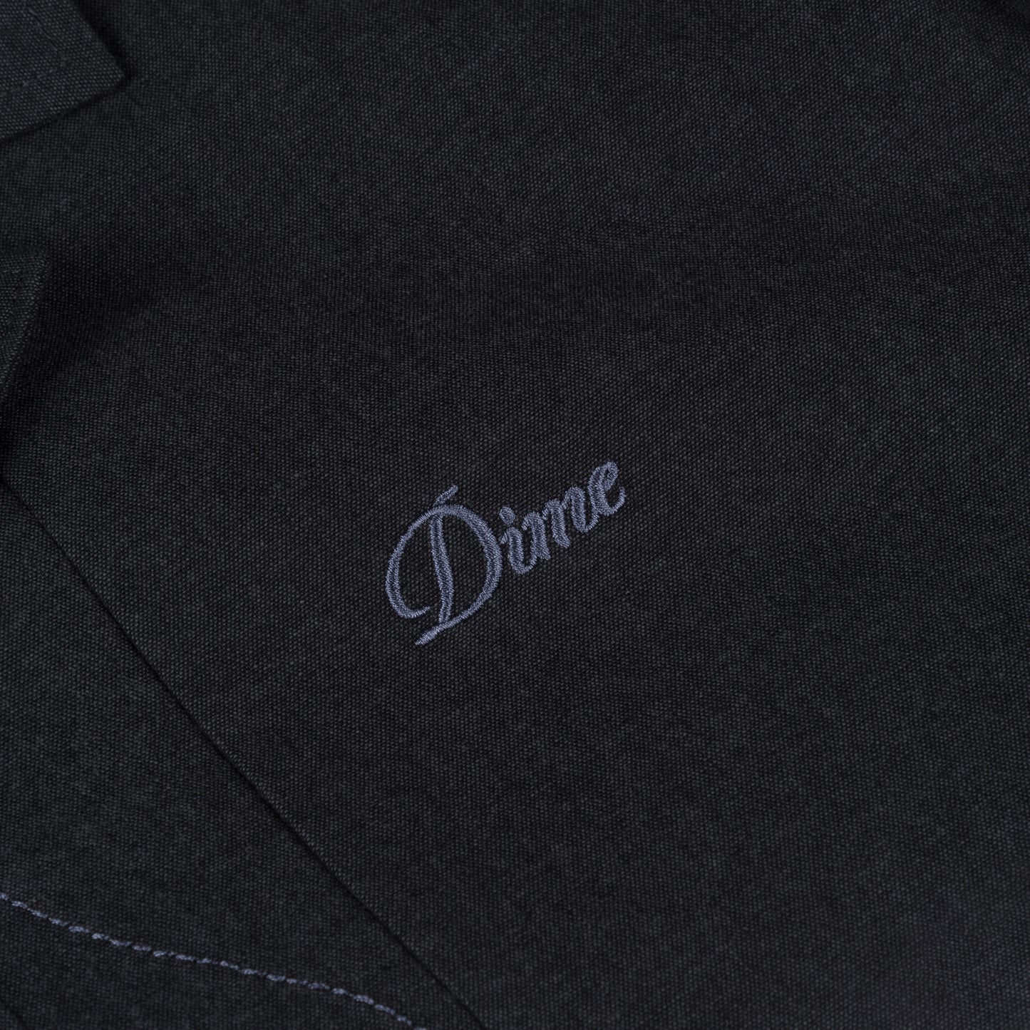 Dime Lotus Button Up Shirt Vintage Black