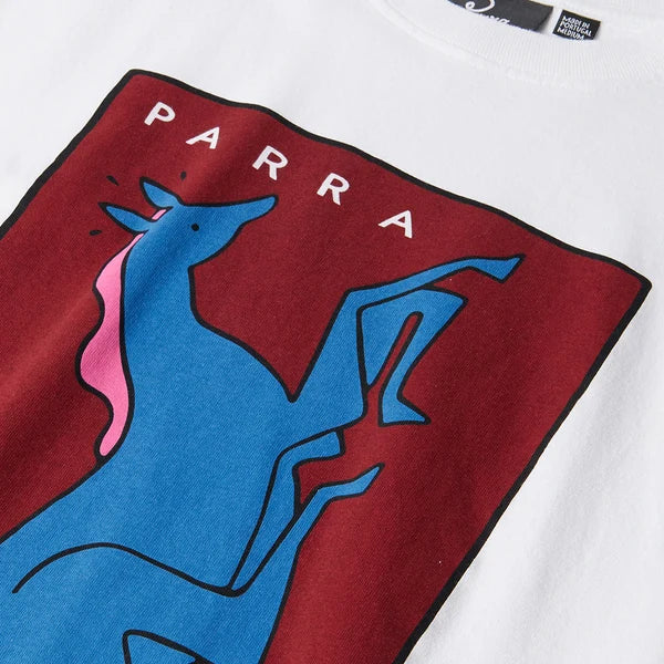 By Parra Vertical Horse T-Shirt White