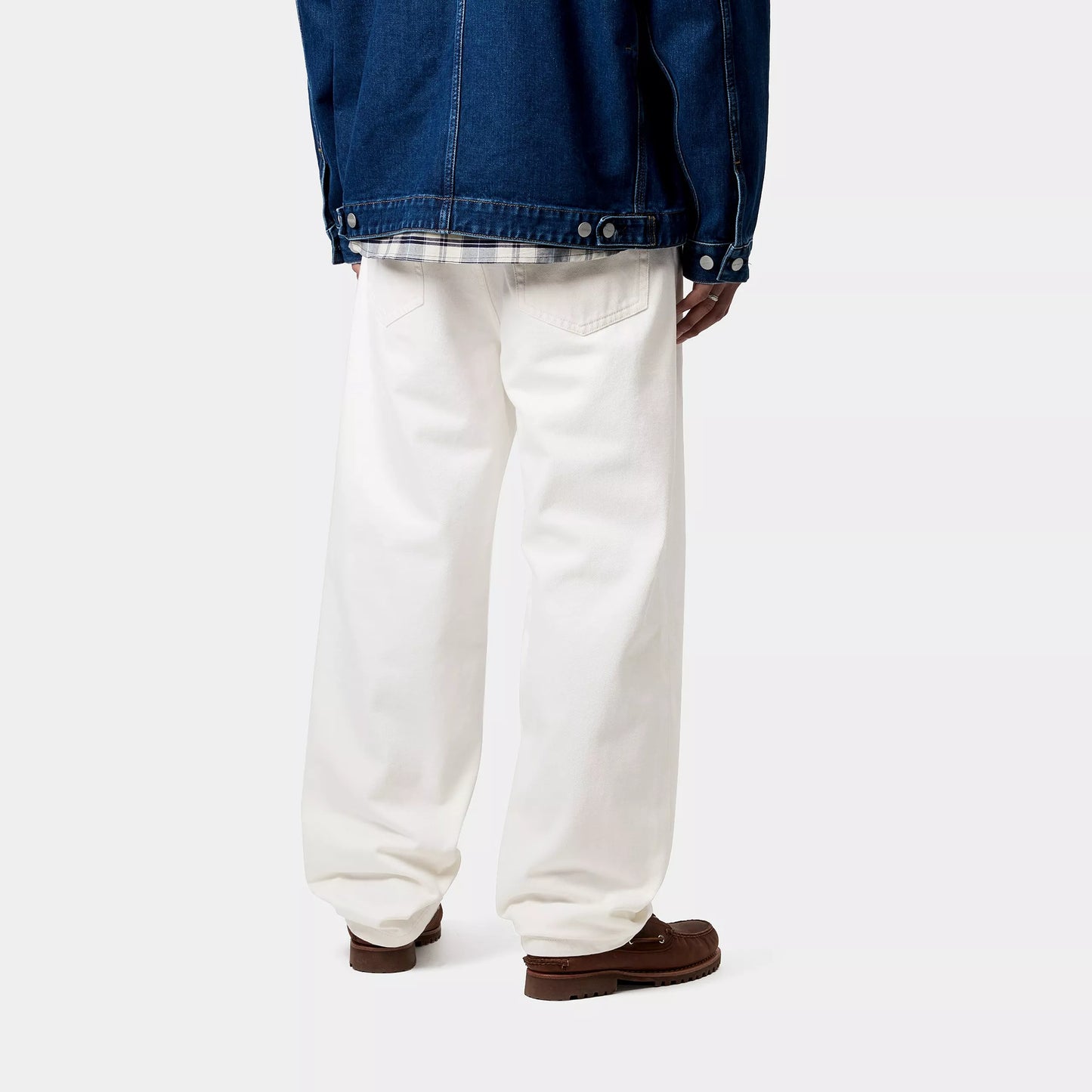 Carhartt WIP Aaron Pant White Rinsed