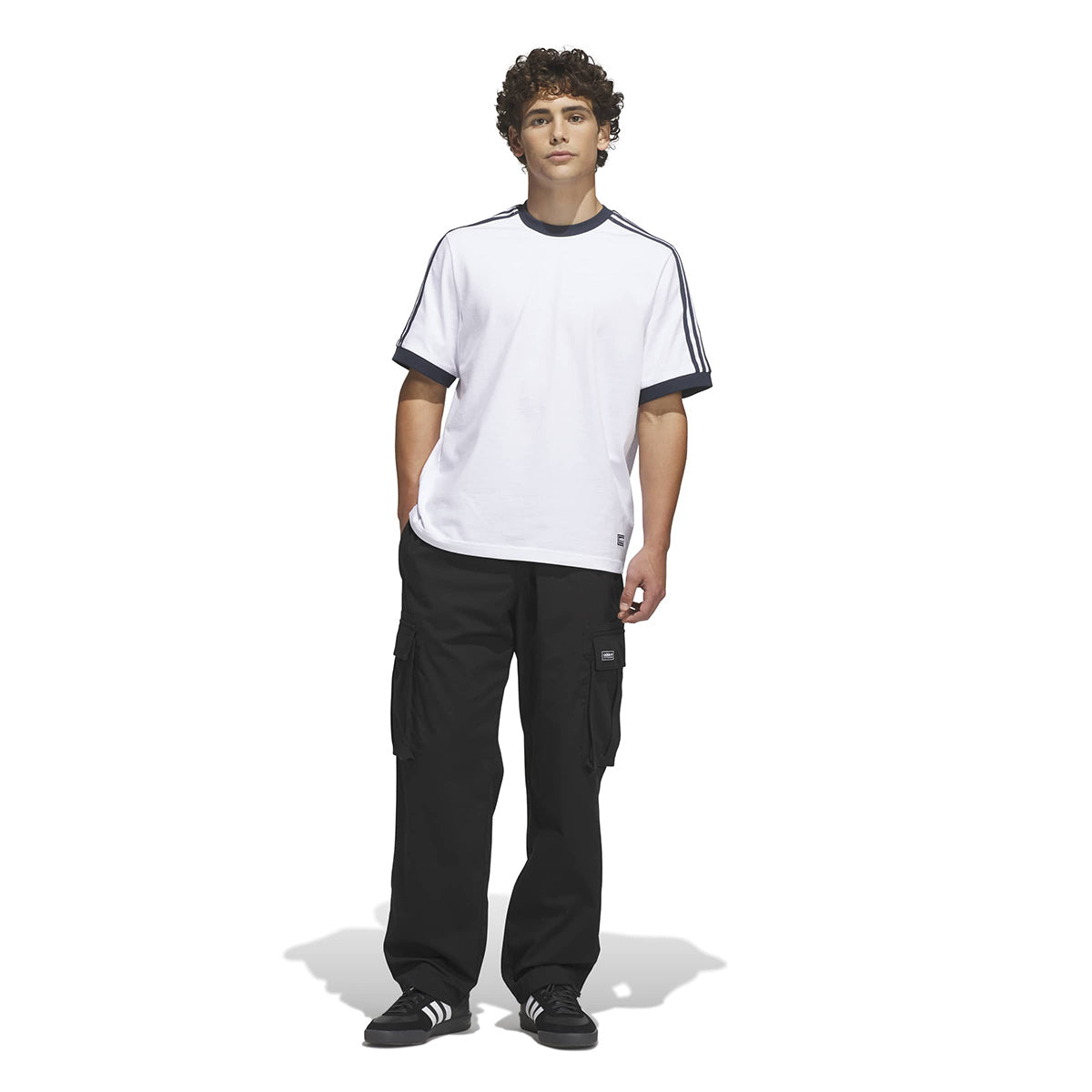 Adidas FSBS Ringer T-Shirt White/Aurora Ink