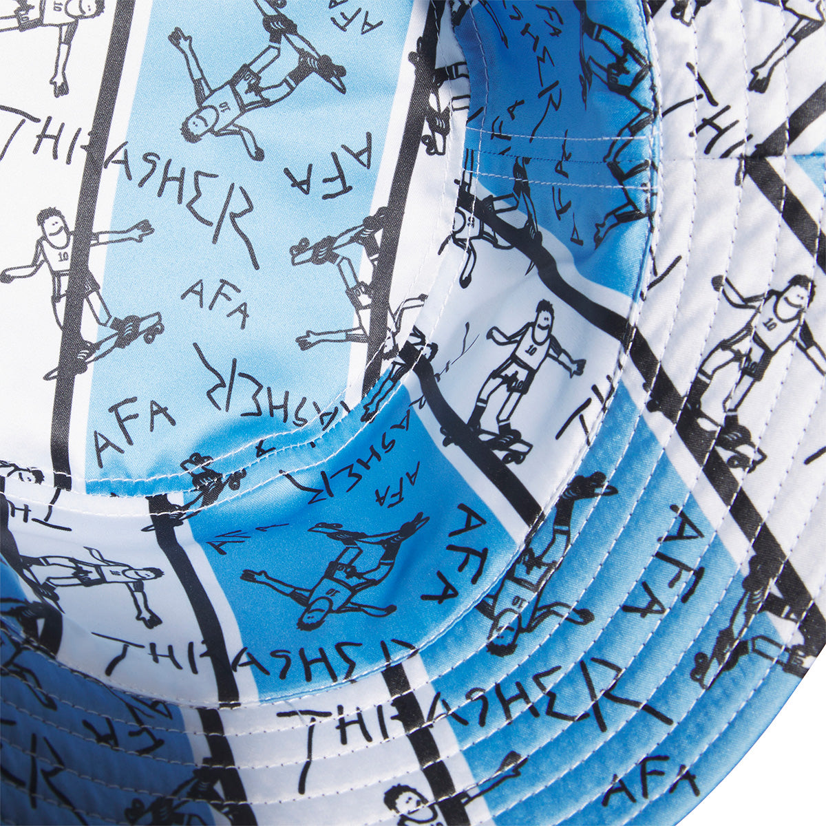 Adidas x Thrasher x AFA Bucket Hat Night Navy/Light Blue