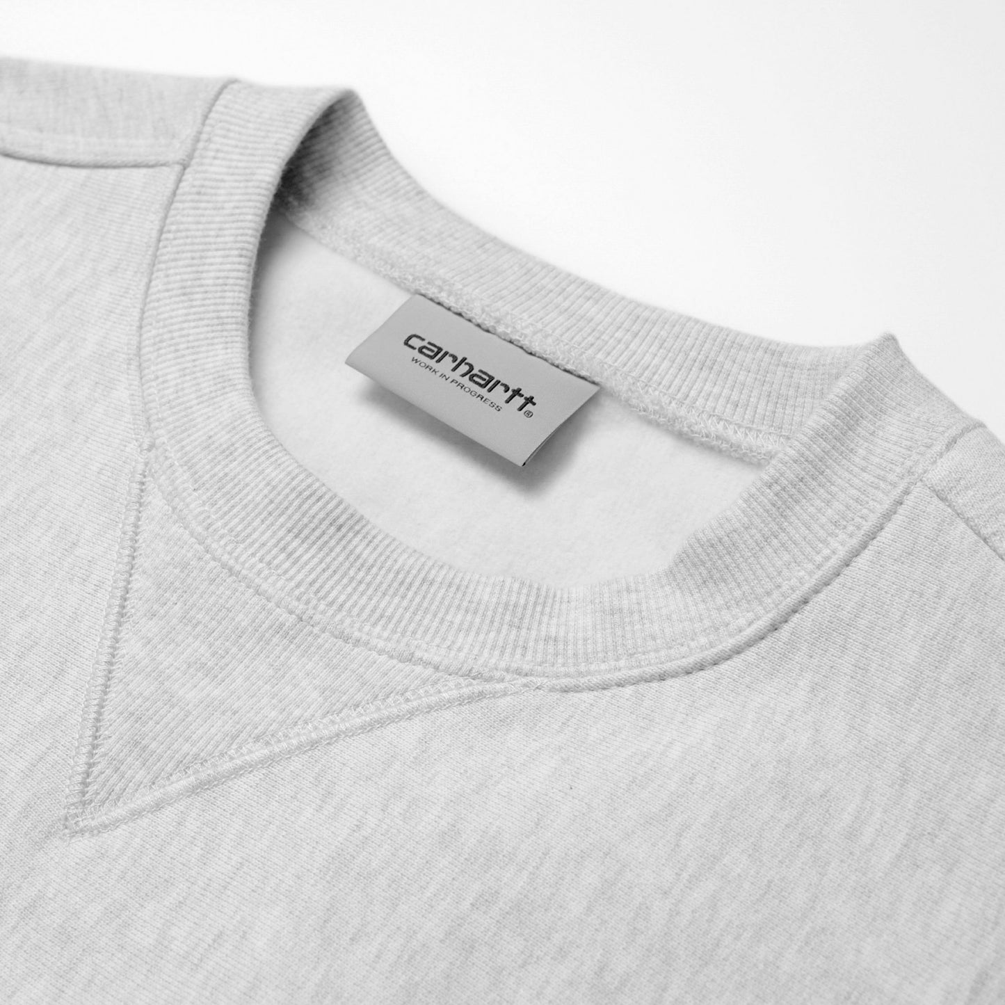 Carhartt WIP American Script Crewneck Sweater Ash Heather