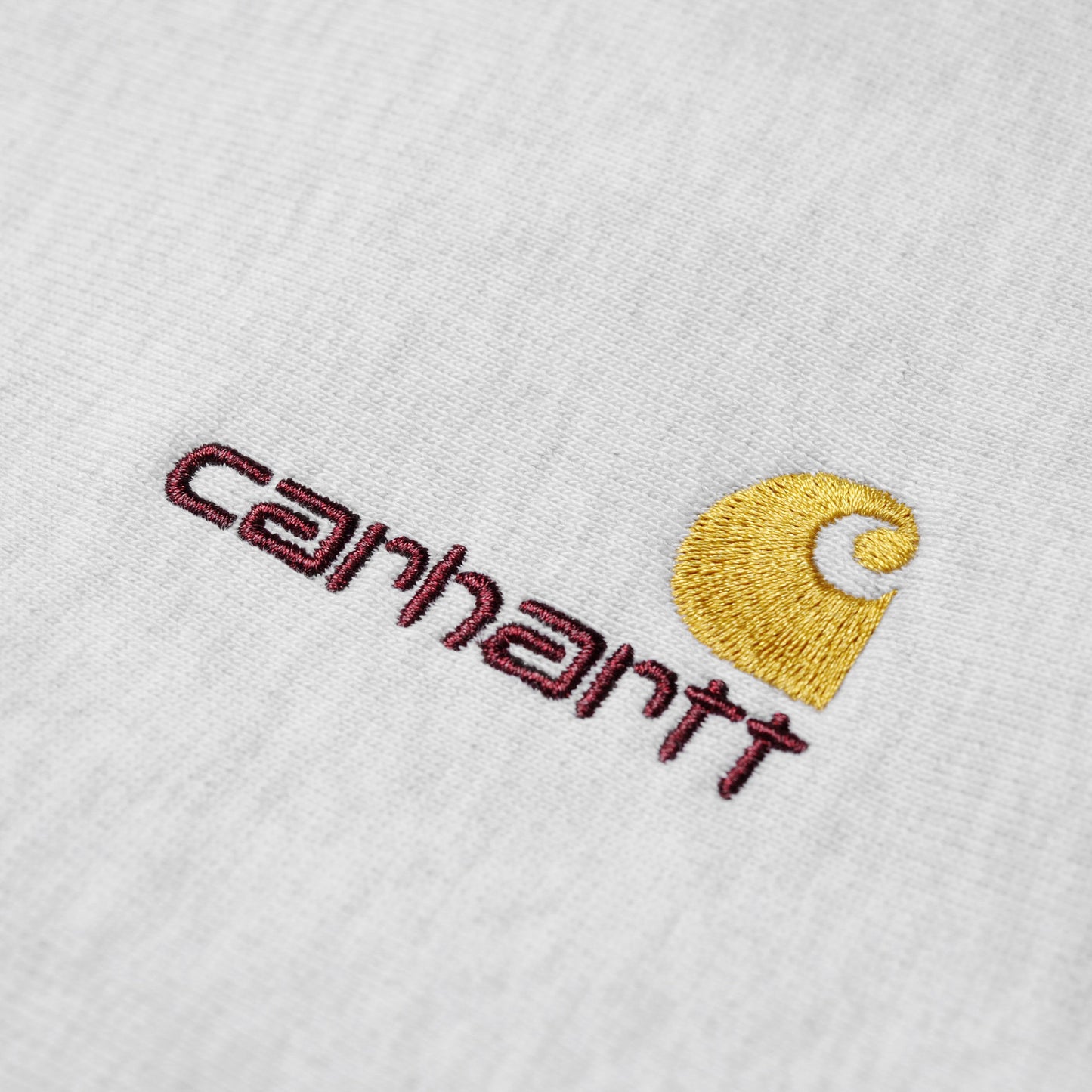 Carhartt WIP American Script Crewneck Sweater Ash Heather