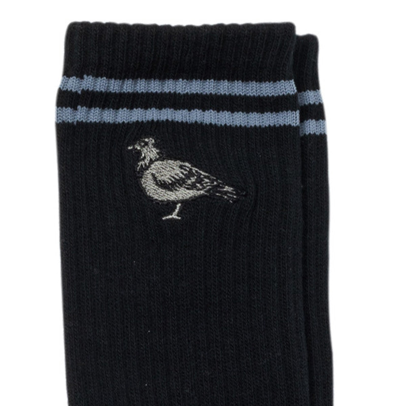 Anti Hero Basic Pigeon Emb Sock Black/Grey