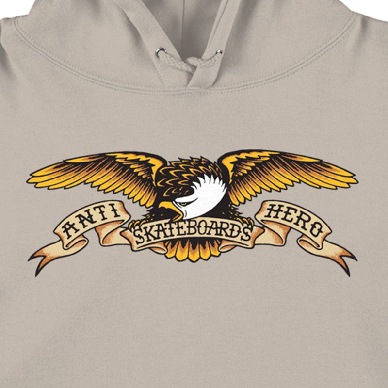 Anti Hero Eagle Hoodie Bone/Black