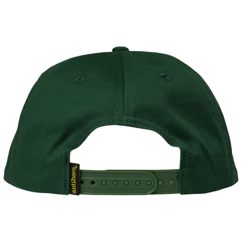 Anti Hero Lil Pigeon Snapback Cap Forest Green/Yellow