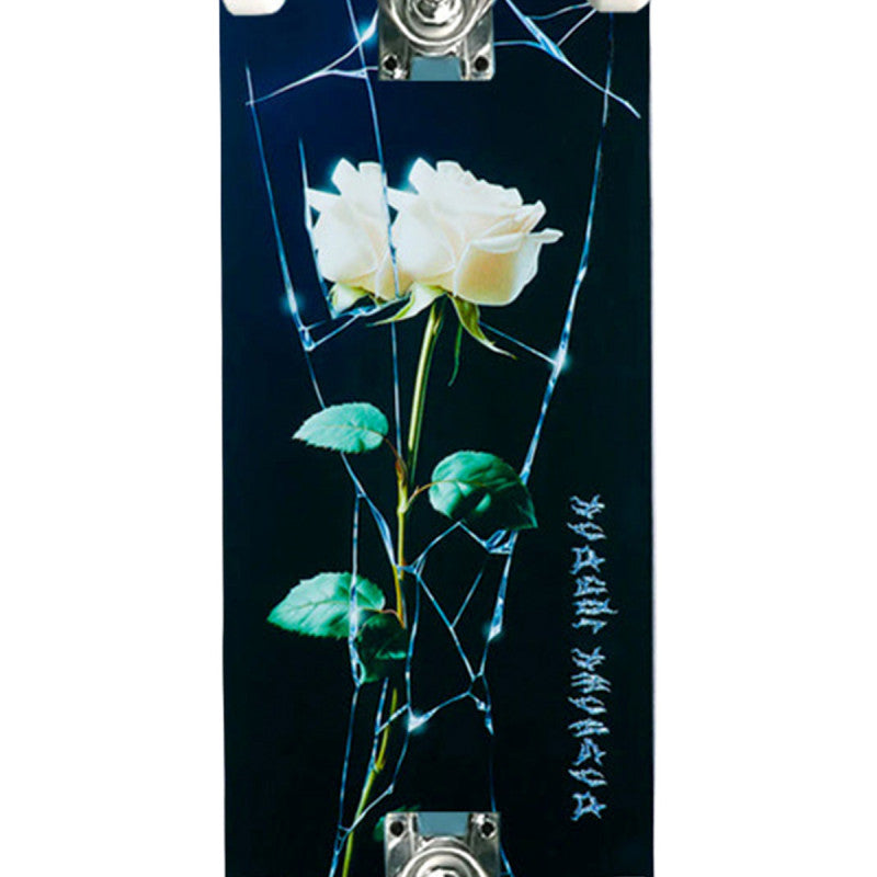 April Dashawn Jordan Cracked Rose Complete Skateboard 8.25