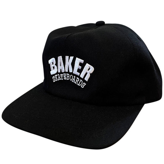 Baker Arch Logo Snapback Black