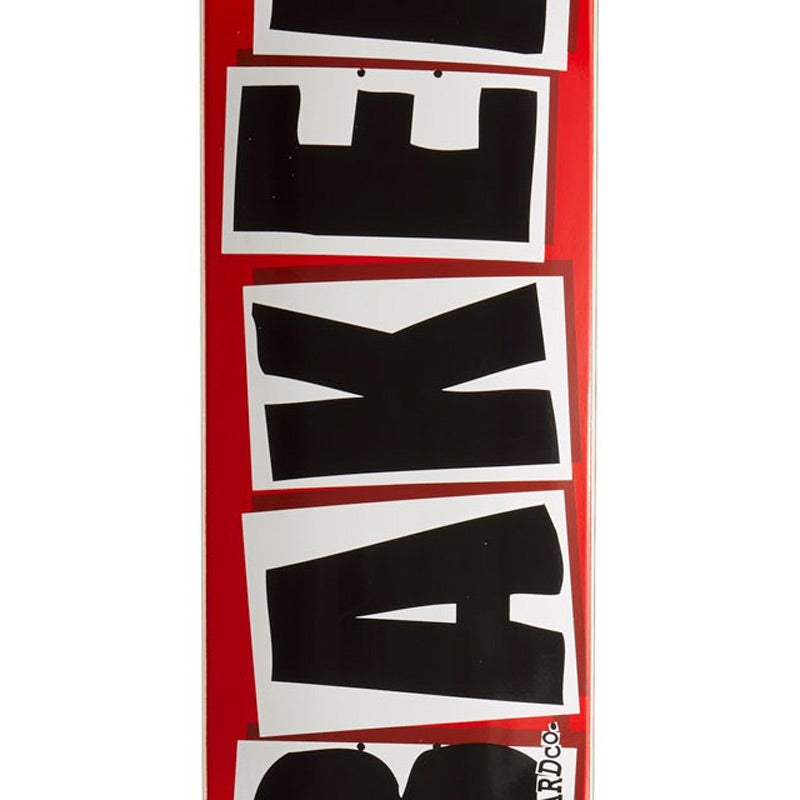 Baker Brand Logo Black Skateboard Deck 8.475