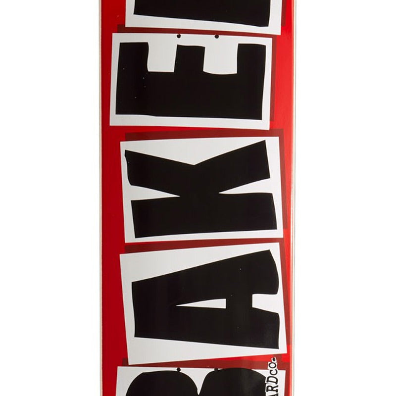 Baker Brand Logo Black Skateboard Deck 8.75