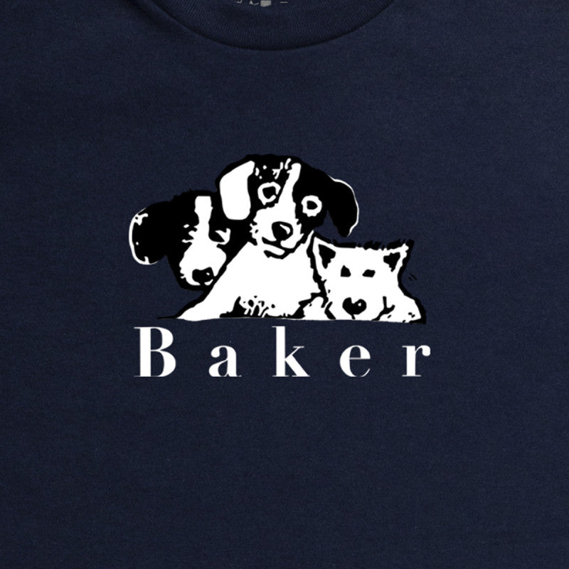 Baker Where My Dogs At T-Shirt Navy
