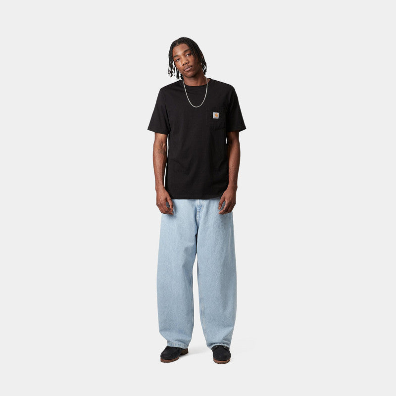 Carhartt WIP Brandon Pant Blue Heavy Stone Bleached