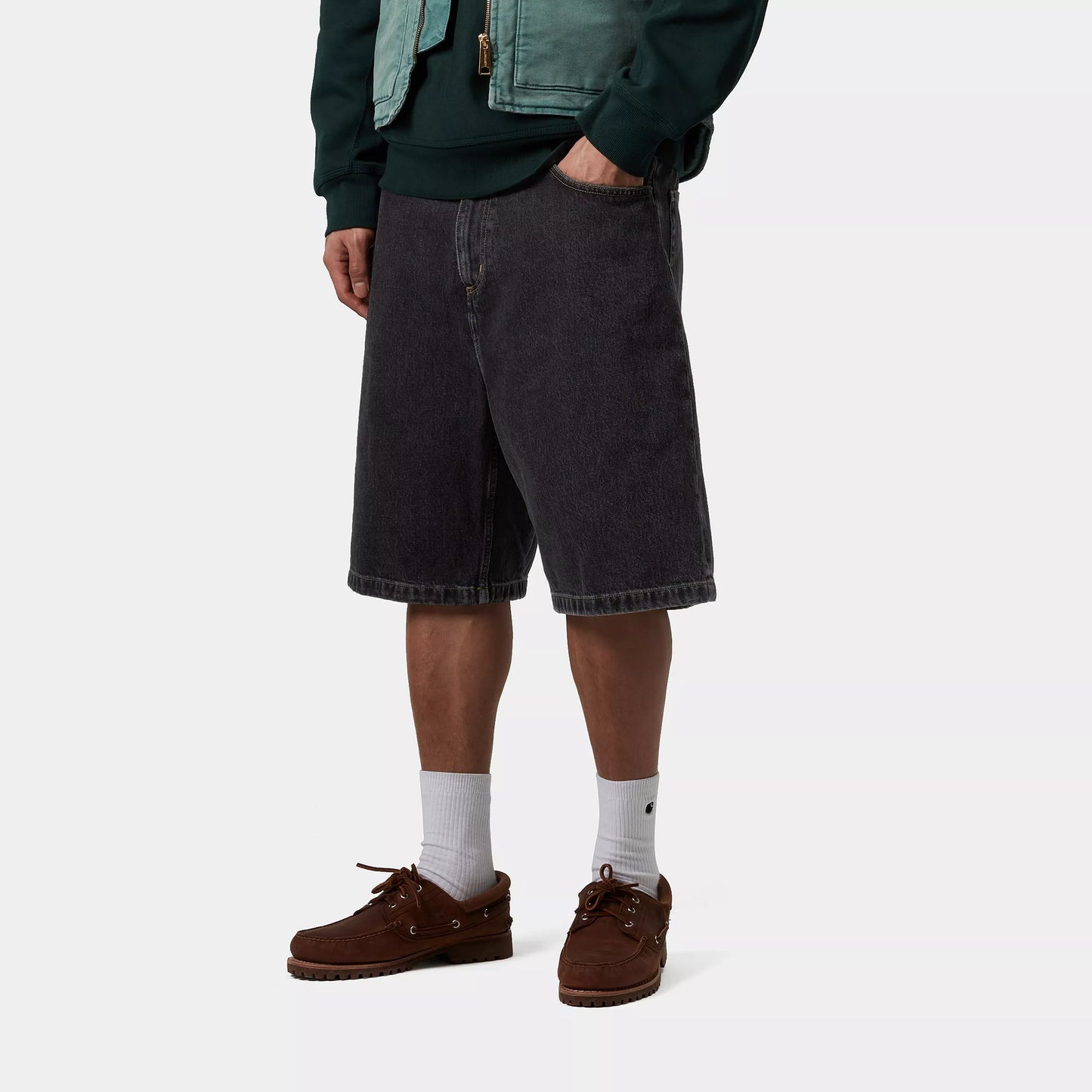 Carhartt WIP Brandon Short Black Stone Washed