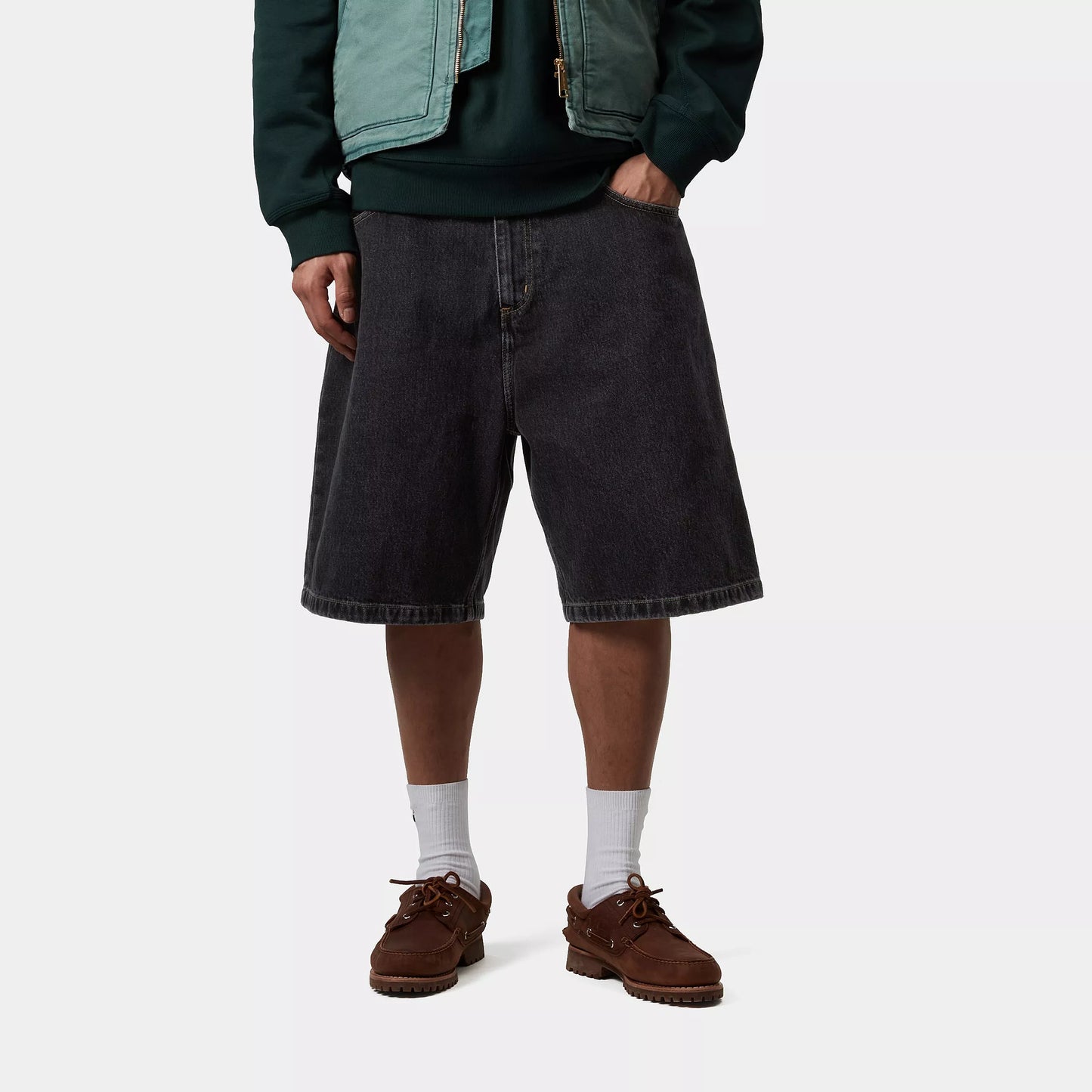 Carhartt WIP Brandon Short Black Stone Washed