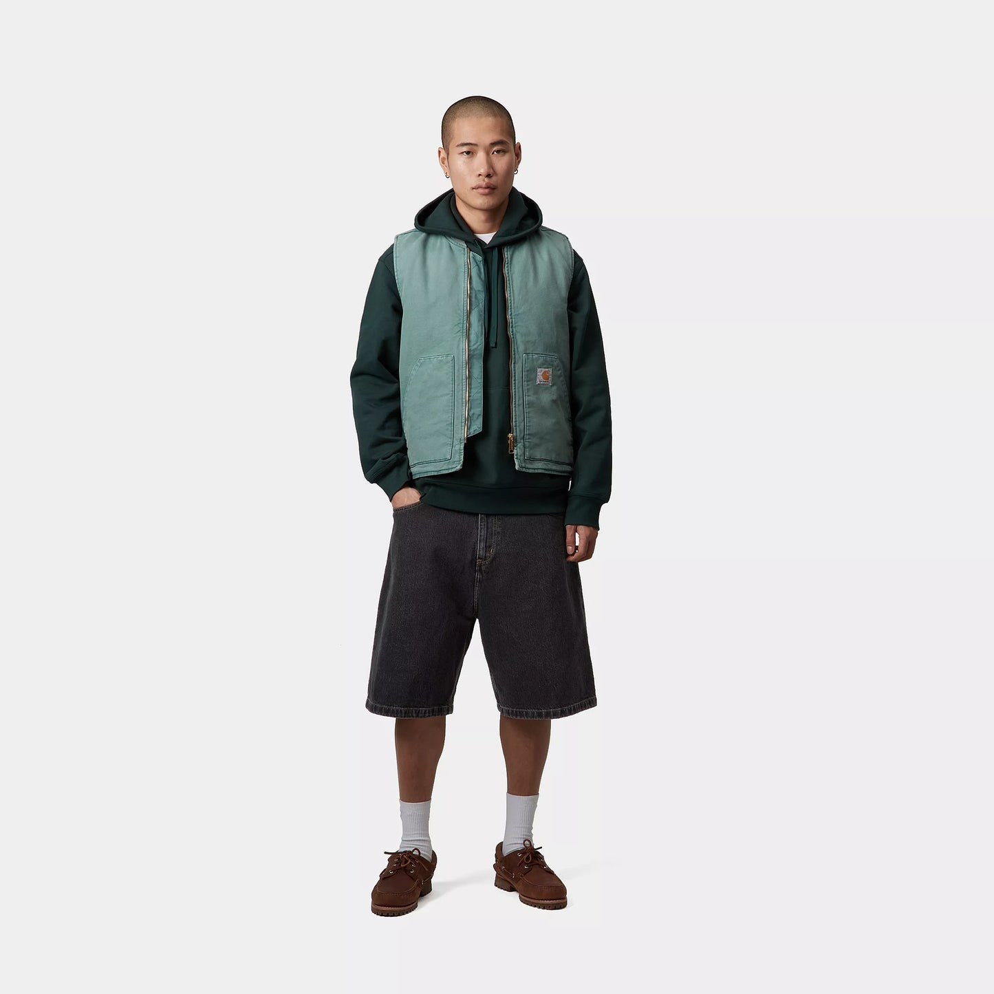 Carhartt WIP Brandon Short Black Stone Washed
