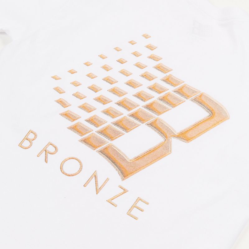 Bronze 56K Balloon Logo T-Shirt White