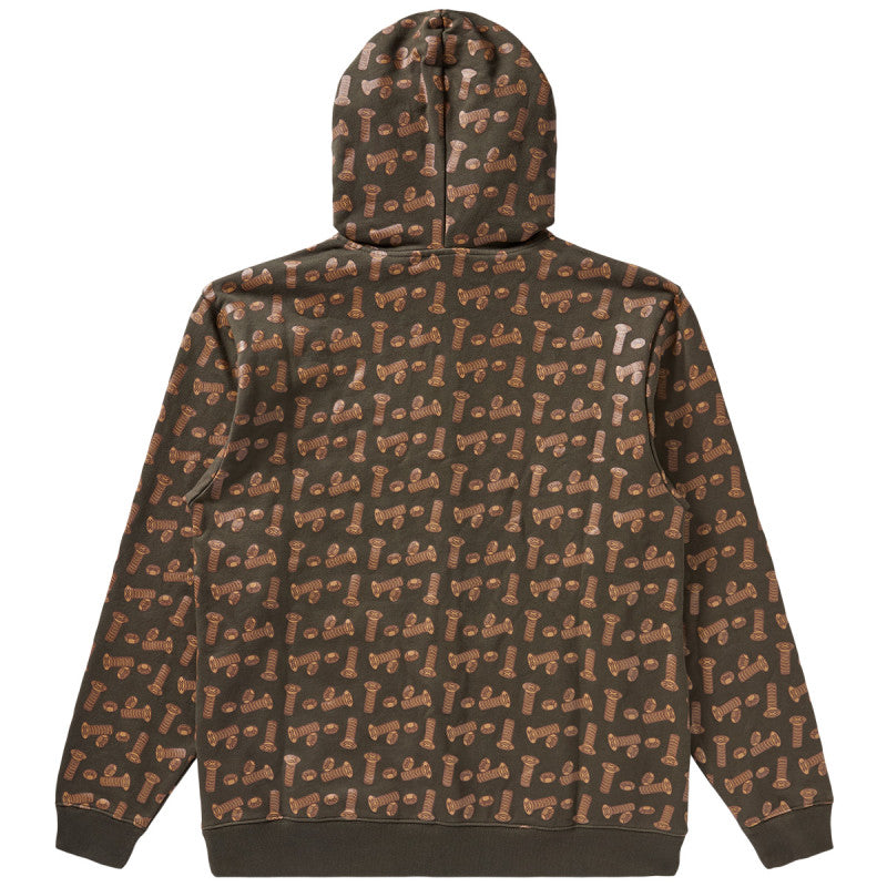 Bronze56K x Icecream Hardware Full Zip Hooded Sweater AOP Pattern