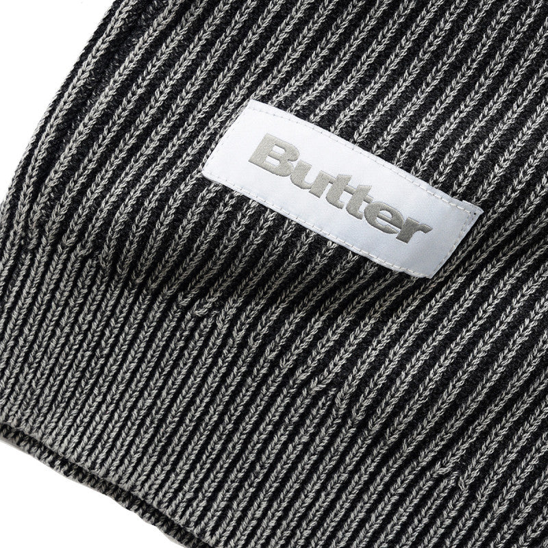 Butter Goods Bleach Knit Sweater Black