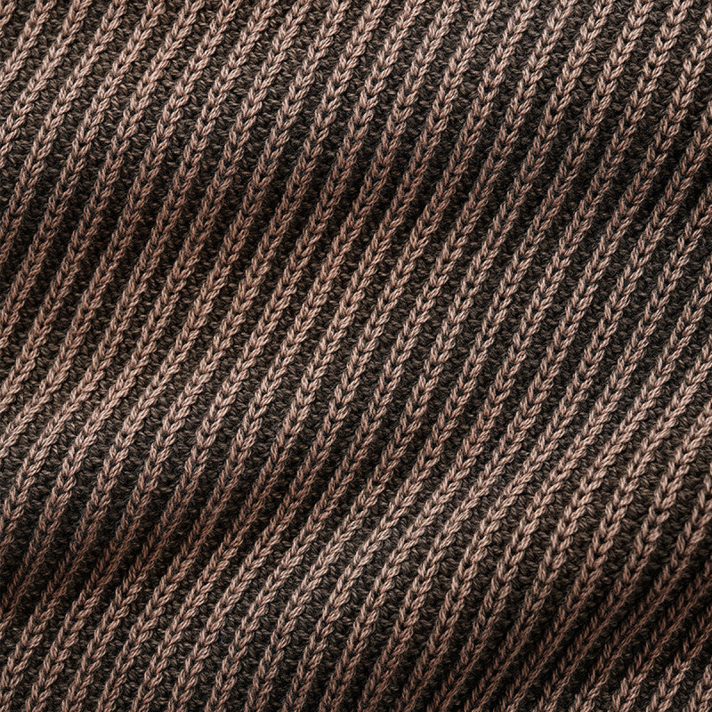 Butter Goods Bleach Knit Sweater Brown