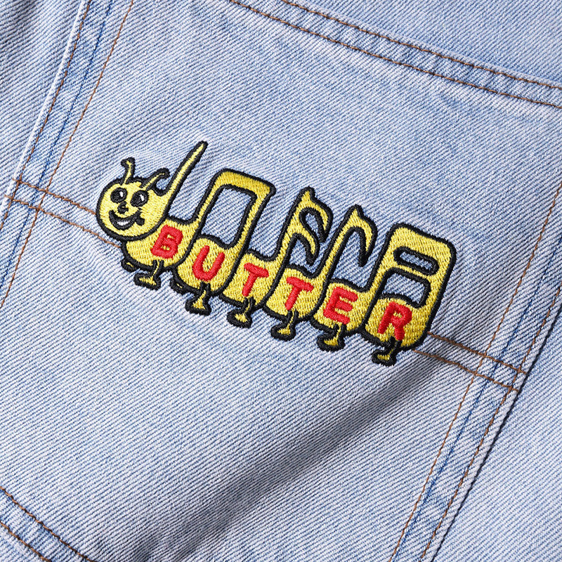 Butter Goods Caterpillar Denim Jeans Light Blue