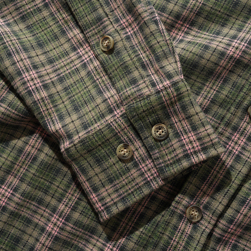 Butter Goods Connection Shirt Sage / Pink