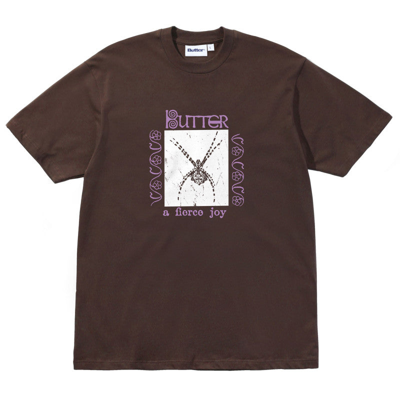 Butter Goods Fierce Joy T-shirt Chocolate