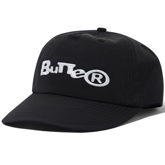 Butter Goods Registered 5 Panel Cap Black