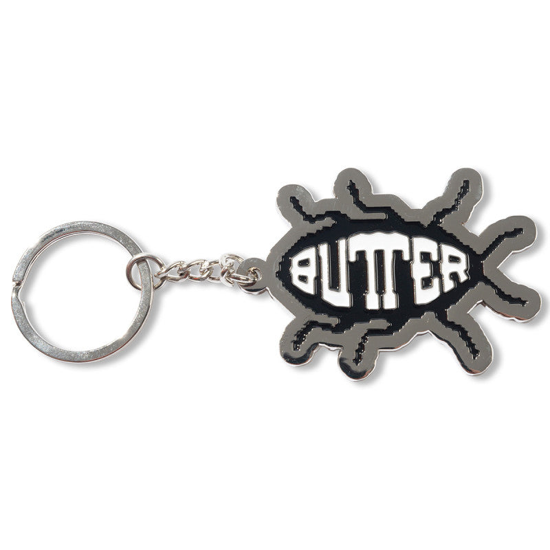 Butter Goods Roach Enamel Key Chain Silver